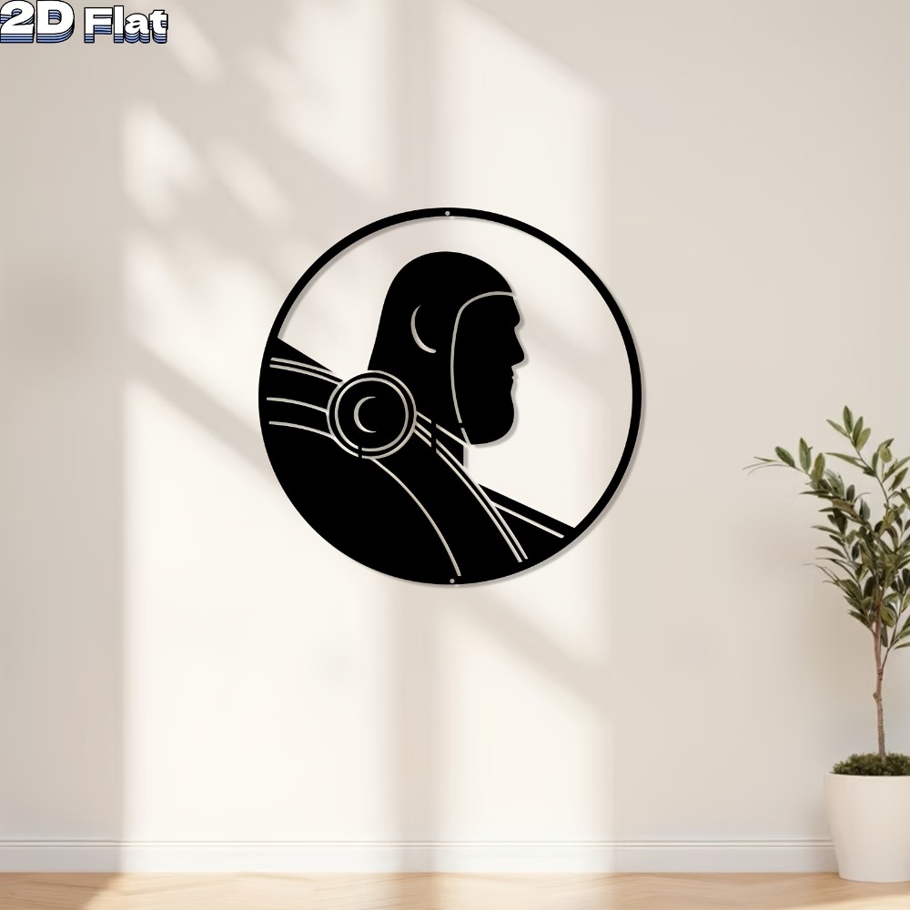 Modern Robot Aluminum Wall Art - огляд і ціна Tech Office Wall Art