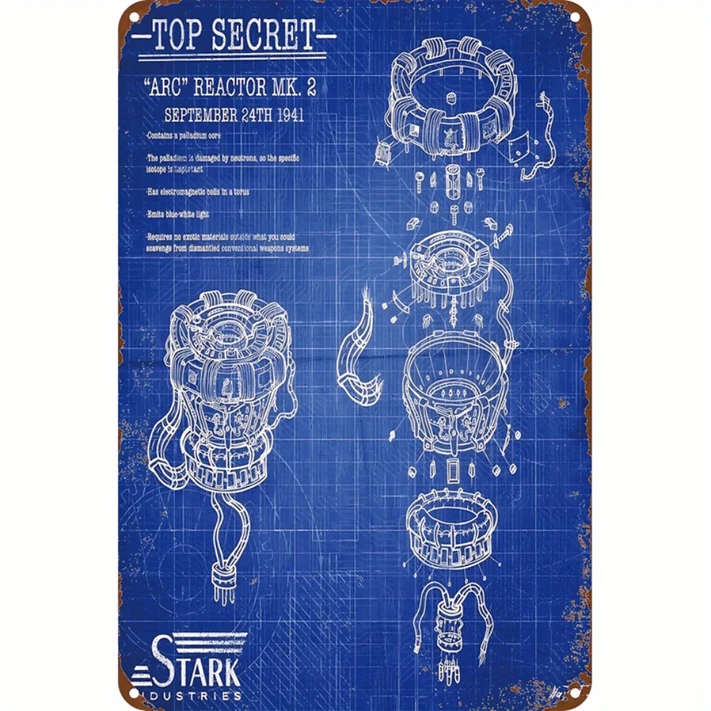 CIFBUY Retro Industrial 2D Fla - огляд і ціна Tech Office Wall Art