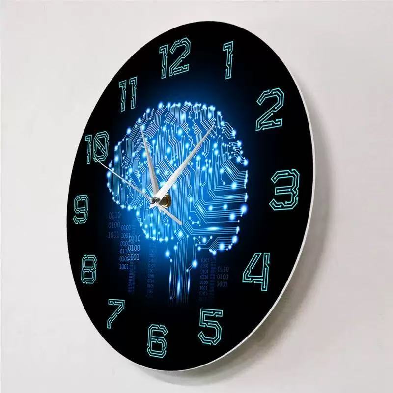 Tech Brain Wall Clock Binary C - огляд і ціна The Office It Tech