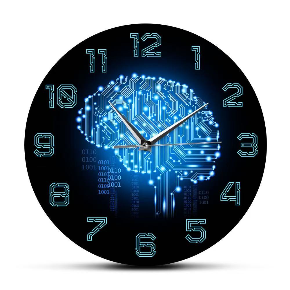 Tech Brain Wall Clock Binary C - огляд і ціна The Office It Tech