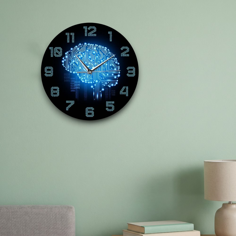 Tech Brain Wall Clock Binary C - огляд і ціна The Office It Tech