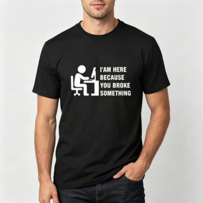 Soft Cotton Men T-shirt Tech S - огляд і ціна The Office It Tech