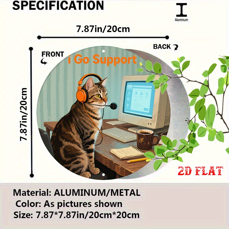 CIFBUY 2D Flat Funny Tech Supp - огляд і ціна Tech Office Wall Art