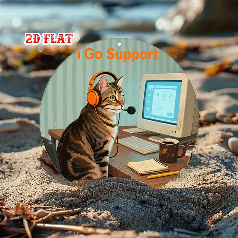 CIFBUY 2D Flat Funny Tech Supp - огляд і ціна Tech Office Wall Art