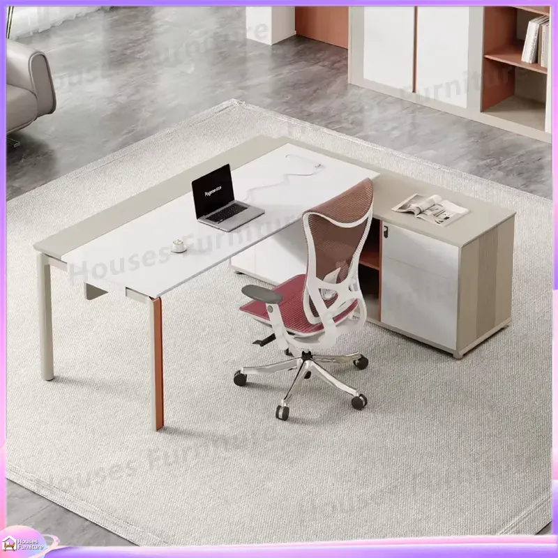 L Shaped Executive Desk Modern - огляд і ціна Office Tech Furniture