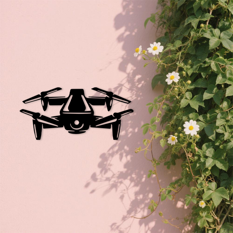 2D Flat Drone Iron Wall Art Bl - огляд і ціна Tech Office Wall Art