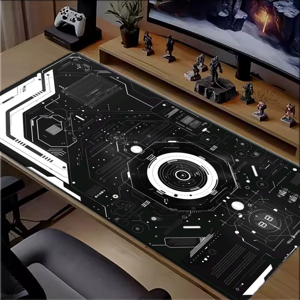 Black White Circuit Tech Large - огляд і ціна Office Tech Desk