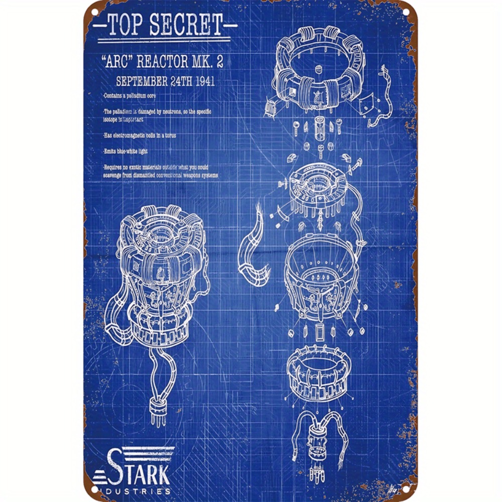 CIFBUY Retro Industrial Alumin - огляд і ціна Tech Office Wall Art