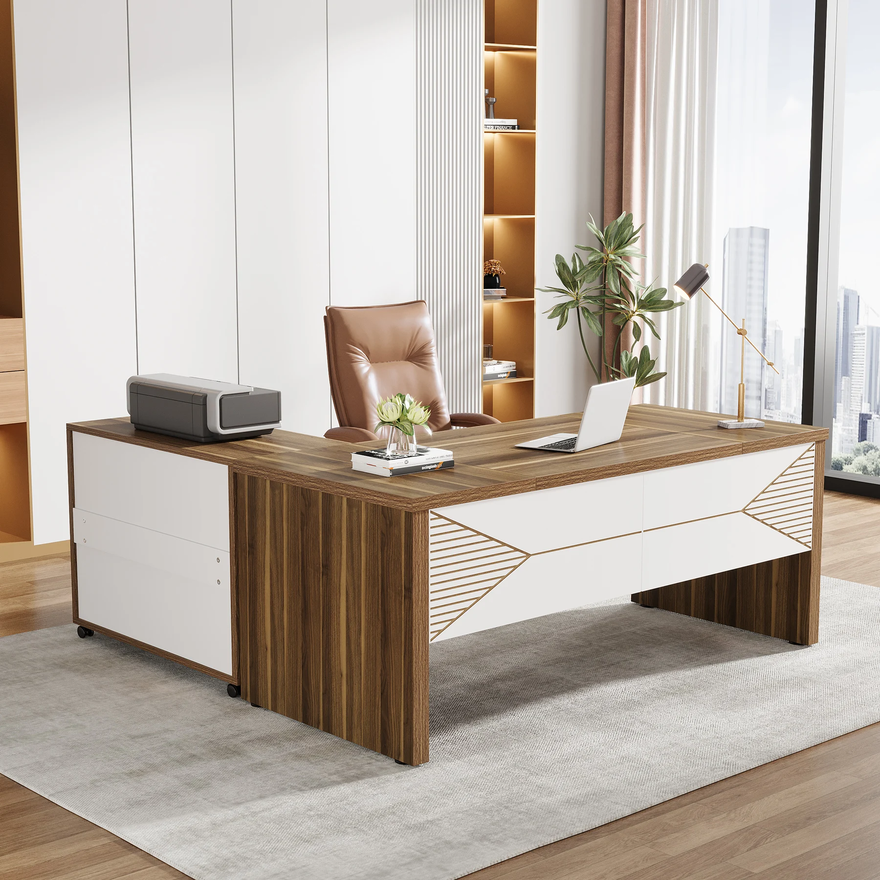 Tribesigns   Modern Luxury L S - огляд і ціна Office Tech Desk