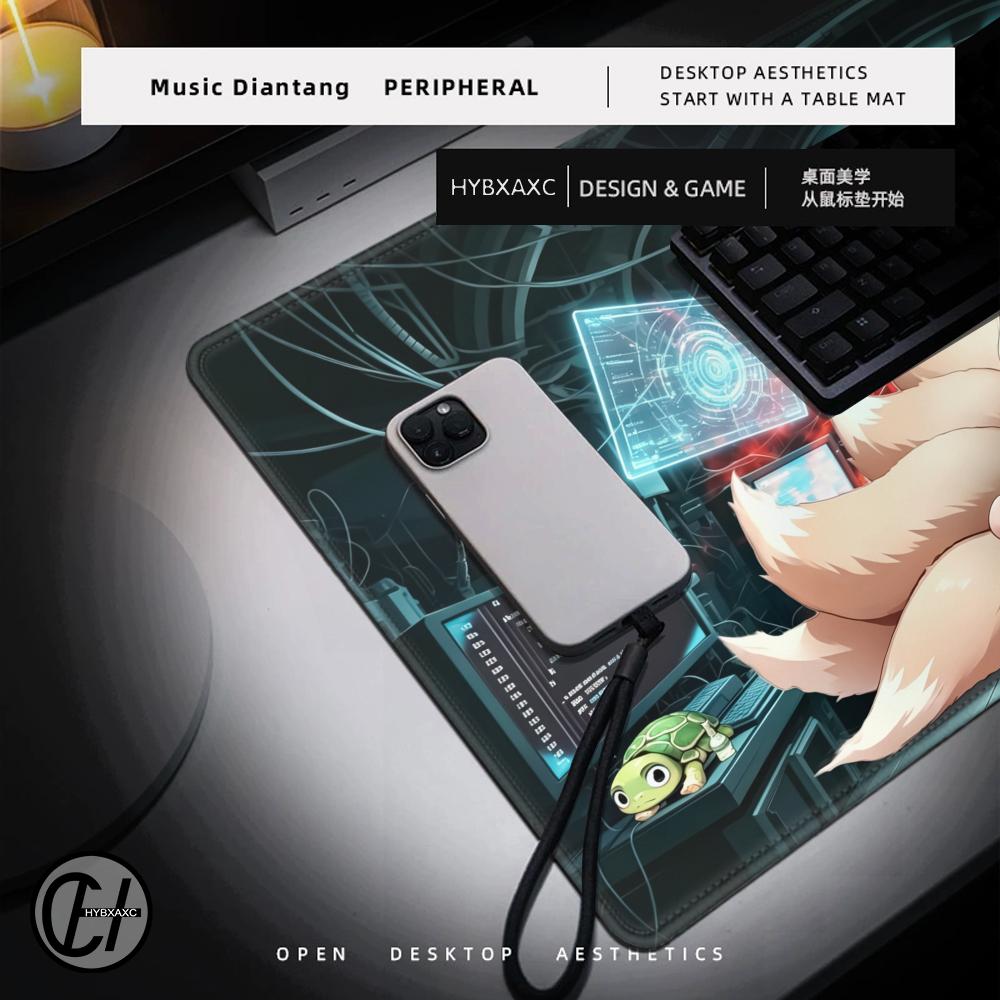 HYBXAXC Anime Fox Girl Gaming  - огляд і ціна Office Tech Desk